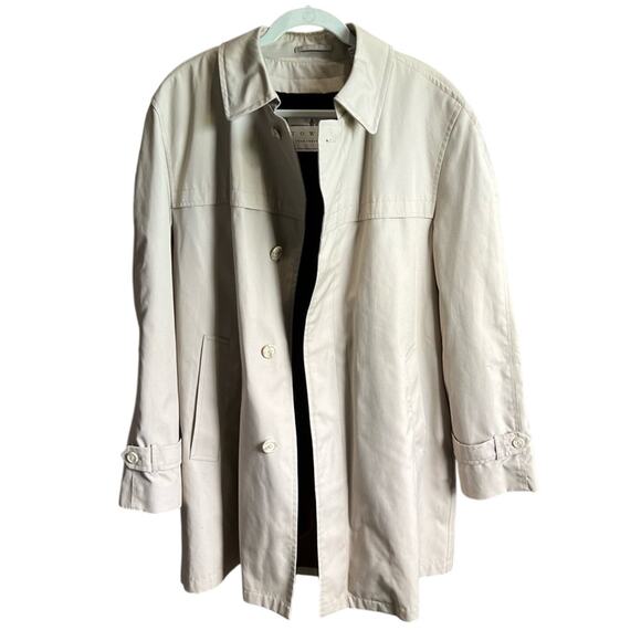 Towne by London Fog Trench Coat with removable liner - Picture 1 of 9